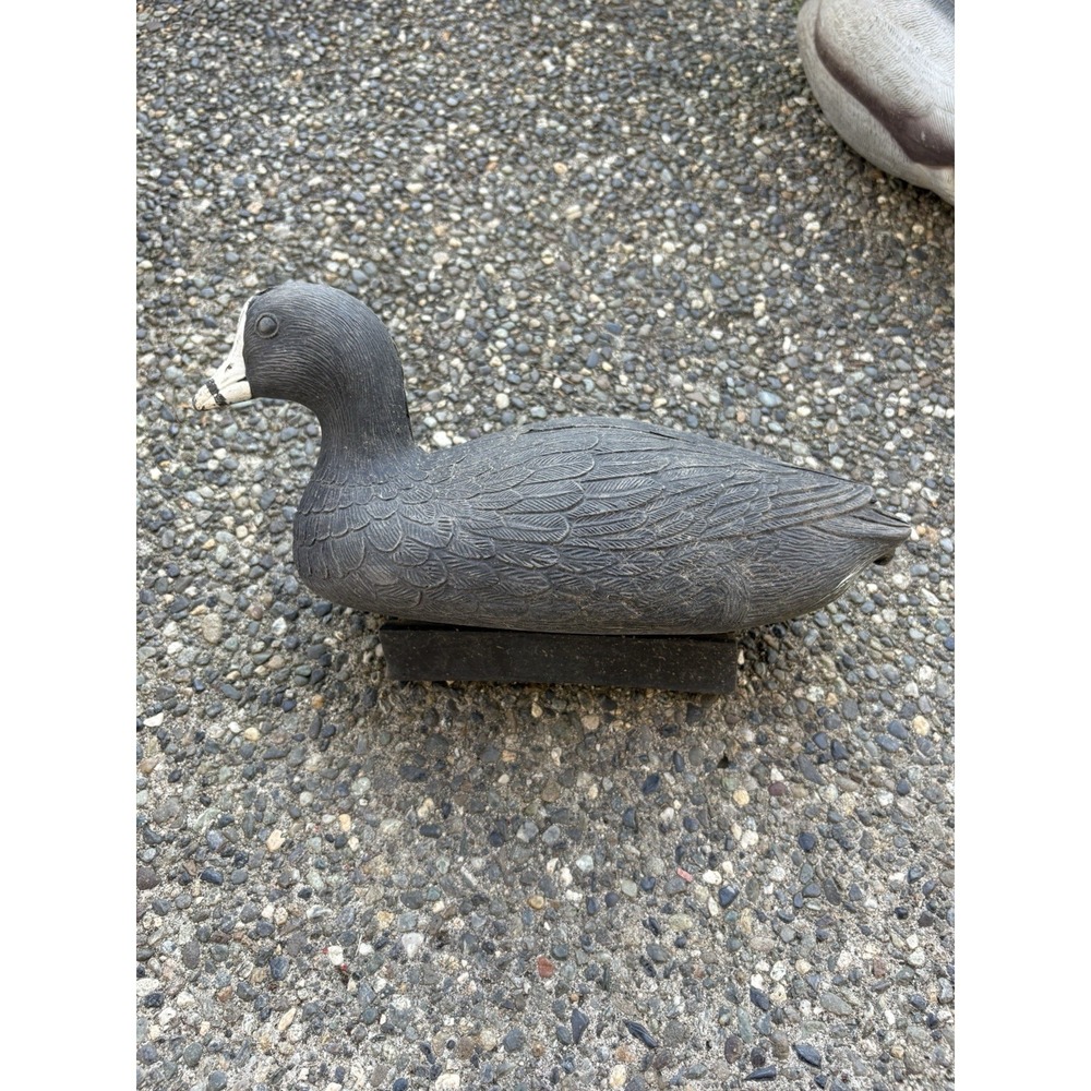 Vintage Flambeau Specialty Series Water‎ Keel Coot Duck Decoy Made In USA Decor